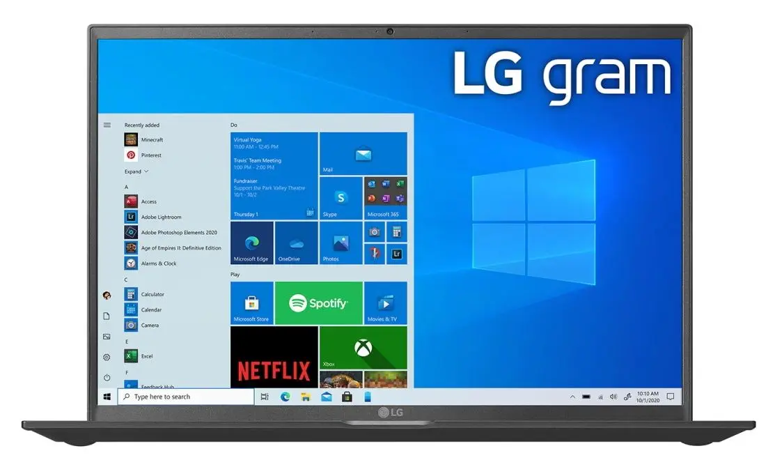 Ноутбук LG Gram 14Z90P Intel Core i5-1135G7 8GB DDR4/256GB SSD W10H (Black) - 2