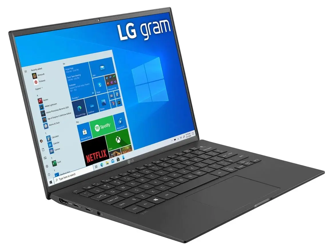 Ноутбук LG Gram 14Z90P Intel Core i5-1135G7 8GB DDR4/256GB SSD W10H (Black) - 3