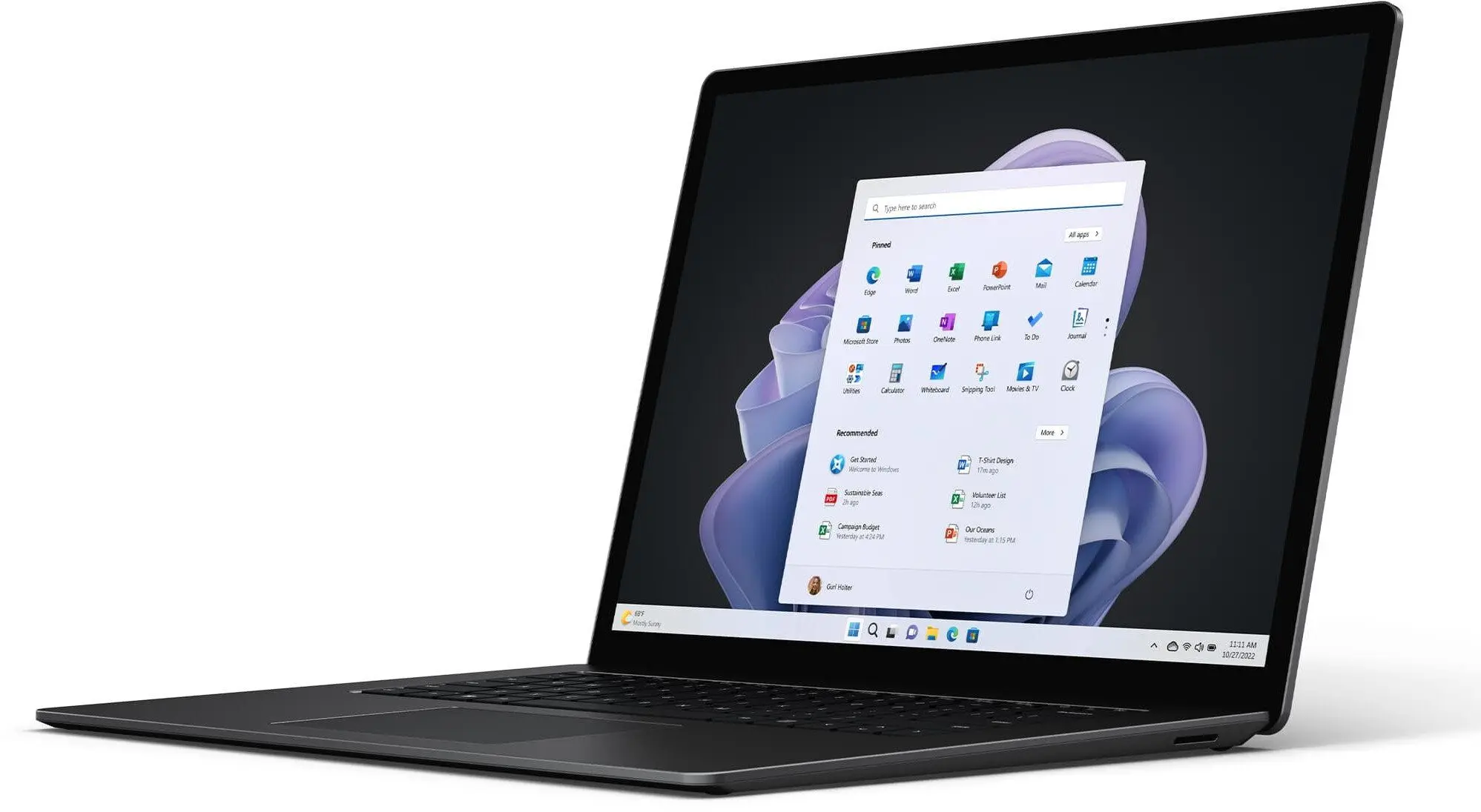 Laptop Microsoft Surface Laptop 5 RFB-00034 Intel Core i7 1255U 8GB DDR5/512GB SSD (Black)