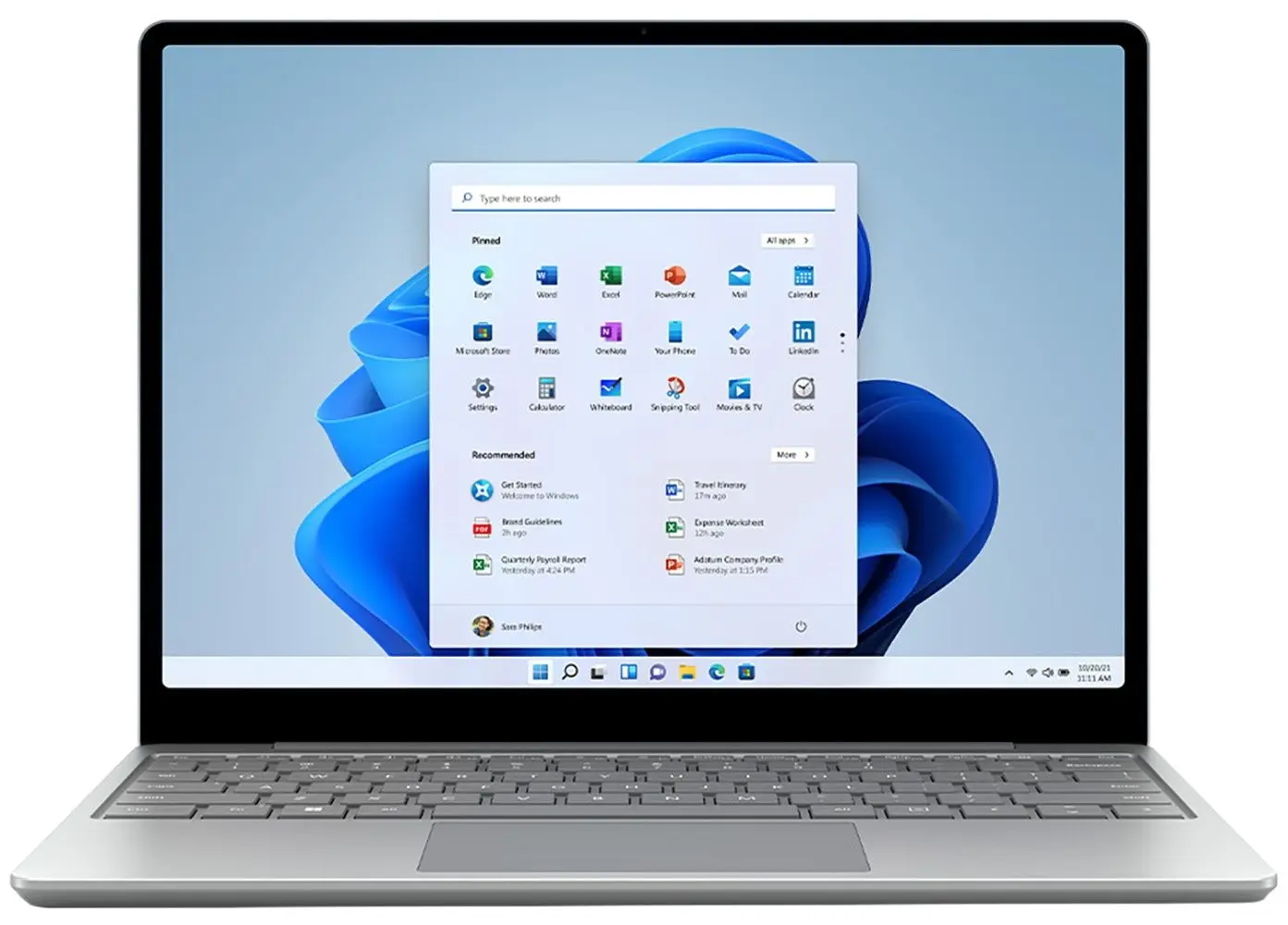 Ноутбук Microsoft Surface Laptop Go 2 Intel Core i5 1135G7 8GB LPDDR4x/128GB (Platinum)