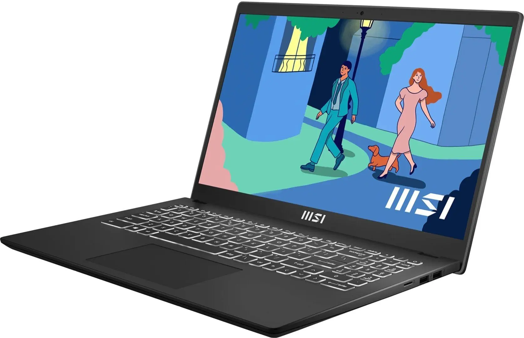 Ноутбук MSI Modern 15 B11M Intel Core i5-1155G7 8GB DDR4/512GB SSD (Black)