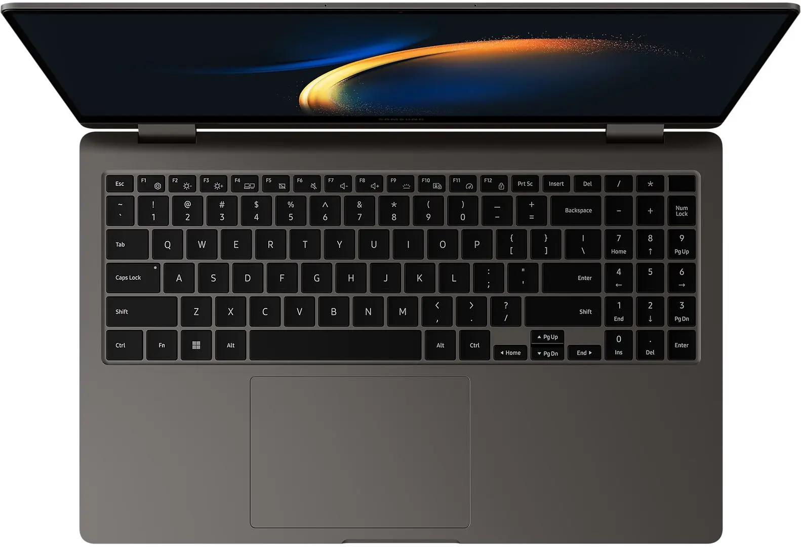 Laptop Samsung Galaxy Book3 360 730QFG-KA3 Intel Core i7-1360P 1x16GB LPDDR4X/512GB SSD (Graphite)