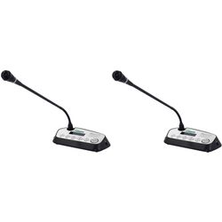 Set microfoane pentru conferinte DSPPA D6222 (Inox/Black)