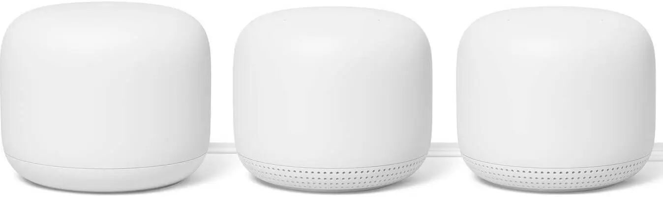 Домашняя Mesh Wi-Fi система Google Nest WiFi 3pcs (White)