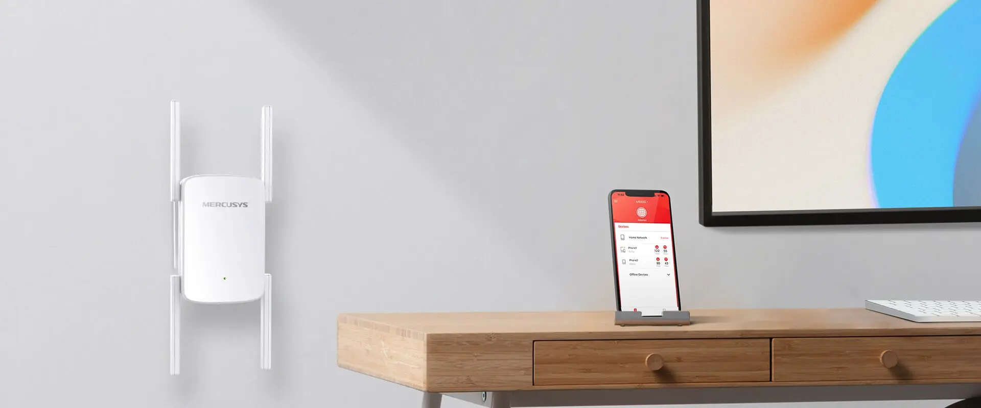 Amplificator de semnal Wi-Fi Mercusys ME50G (White)