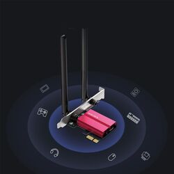 Adaptor wireless Mercusys MA86XE AX5400 (Red) Thumb