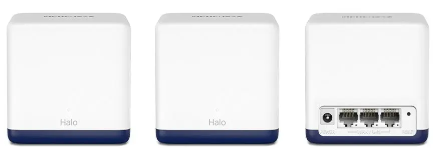 Sistema Mesh wireless Mercusys Halo H50G AC1900 (White/Blue)