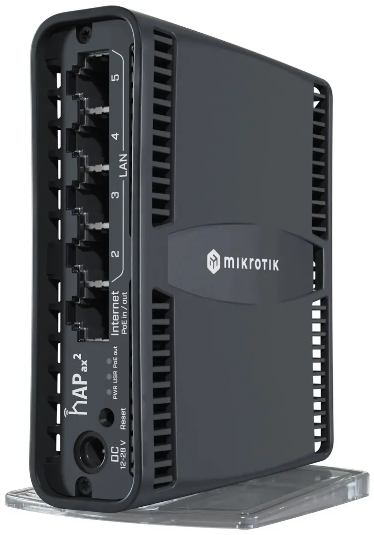 Router wireless Mikrotik hAP ax2 (Black)