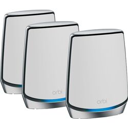 Mesh Wi-Fi sistem NetGear AX6000 RBK853-100EUS 3-Pack (White/Black)