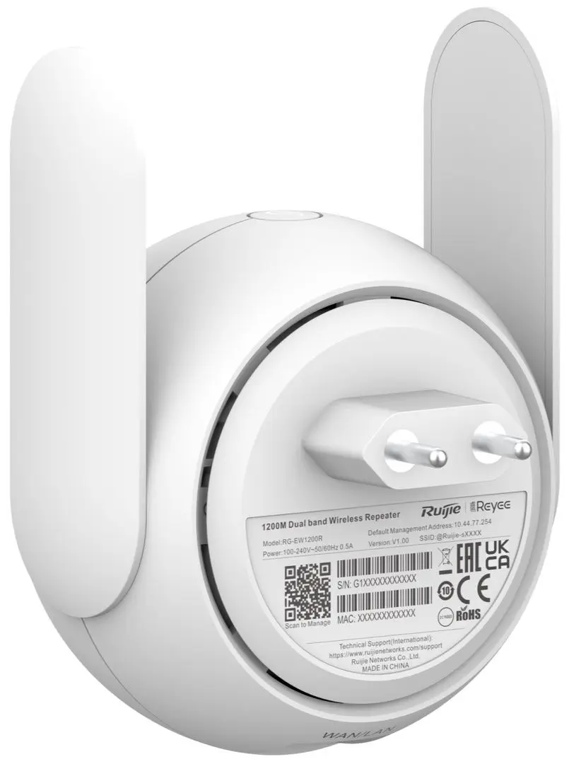 Range extender wireless Ruijie Reyee RG-EW1200R (White)