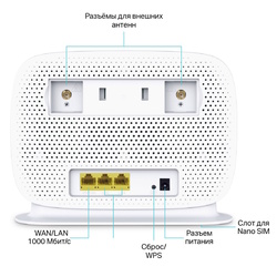 Router Wi‑Fi Tp-Link Archer MR505 (White) Thumb