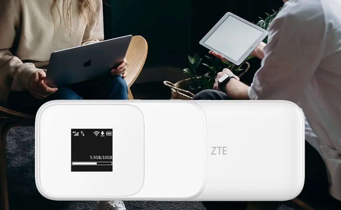 Мобильная точка доступа WI-FI ZTE MF986D 4G (White) - 3