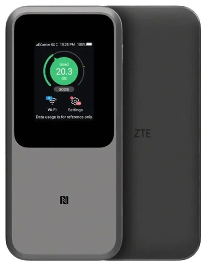 Мобильная точка доступа WI-FI ZTE MU5120 5G (Grey) - 2