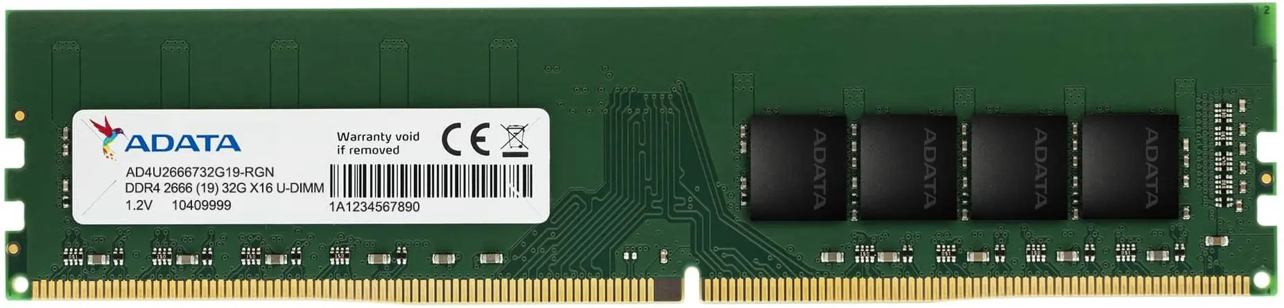 Memorie operativa Adata Premier DIMM DDR4 32GB 2666 CL19 (AD4U266632G19-SGN)
