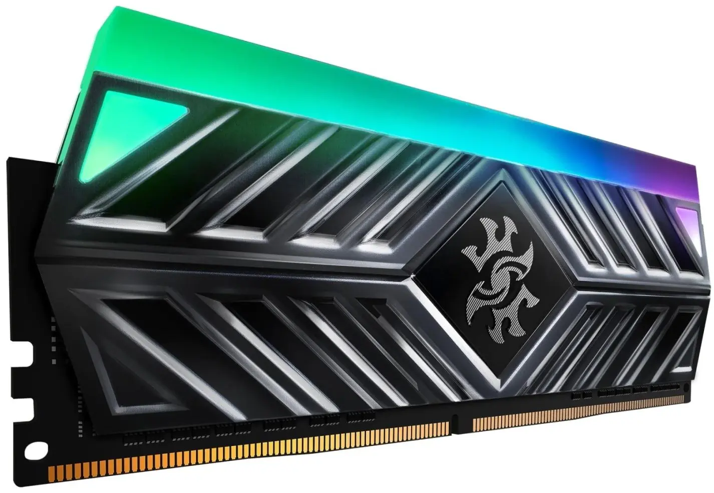 Оперативная память Adata Spectrix D41 Tungsten Grey RGB DIMM DDR4 16GB 3200 CL16 (AX4U320016G16A-ST4) - 2