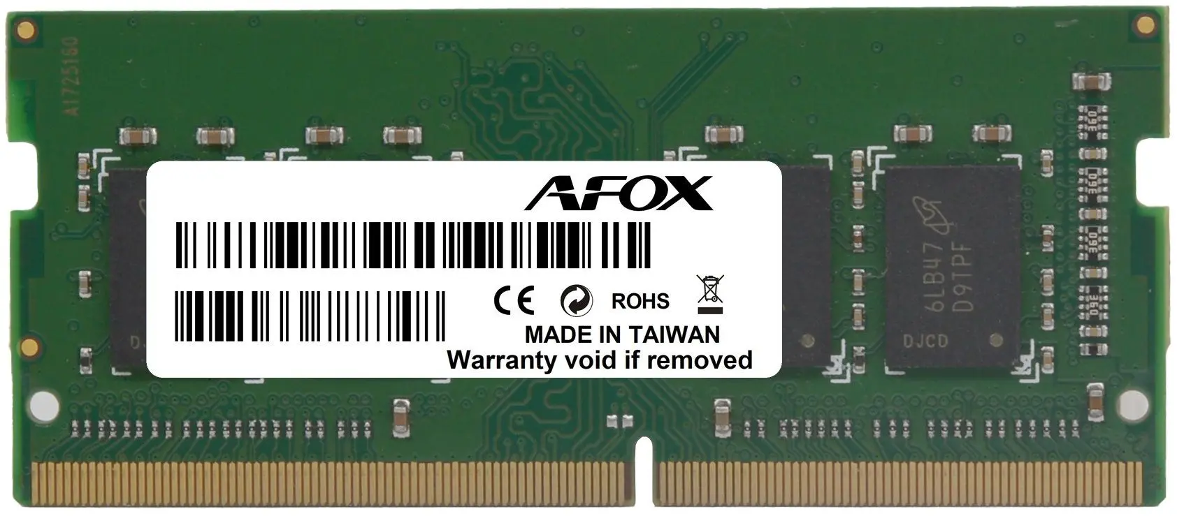 Memorie operativa Afox SODIMM DDR3 4GB 1333MHz CL9 (AFSD34AN1P)