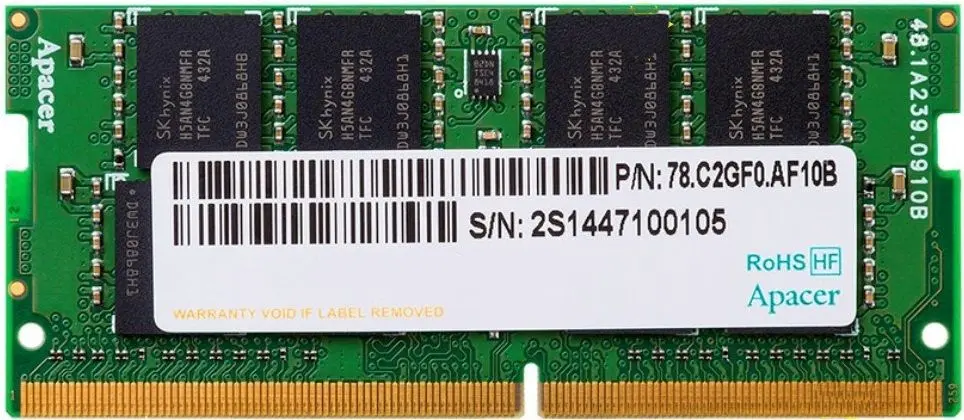 Memorie operativa Apacer 4GB DDR4 PC21300-2666Mhz SODIMM CL19