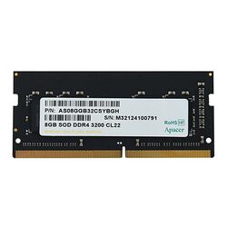 Memorie operativa Apacer SODIMM DDR4 8GB 3200MHz PC25600 CL22 (CL22 ES.08G21.GSH) Thumb