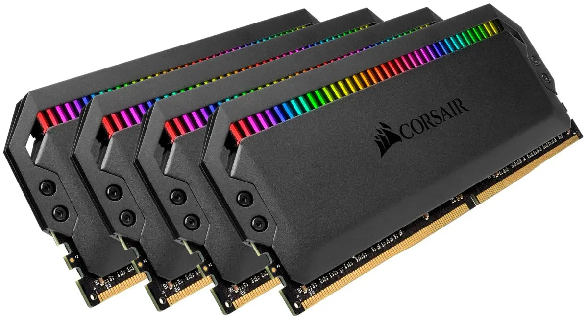 Оперативная память Corsair Dominator Platinum RGB DDR4 32GB (4x8) 3200MHz PC4-25600 CL16 (CMT32GX4M4C3200C16)