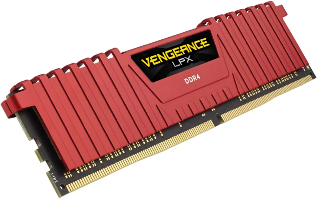 Оперативная память Corsair Vengeance LPX DDR4 8GB 2400MHz PC4-19200 CL14 (CMK8GX4M1A2400C14R) - 2