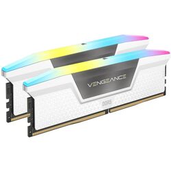 Оперативная память Corsair Vengeance RGB DIMM DDR5 32GB (2x16) 5600 CL36 (CMH32GX5M2B560C36W)