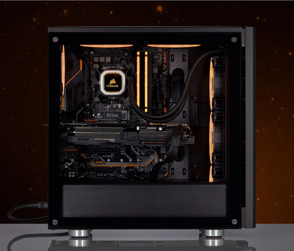 Оперативная память Corsair Vengeance RGB Pro 32GB (2x16) DDR4 3200Mhz CL16 (CMW32GX4M2E3200C16-TUF) - 5