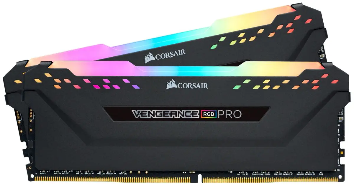 Оперативная память Corsair Vengeance RGB PRO DDR4 16GB (2x8) 2666MHz PC4-21300 CL16 (CMW16GX4M2A2666C16) - 2