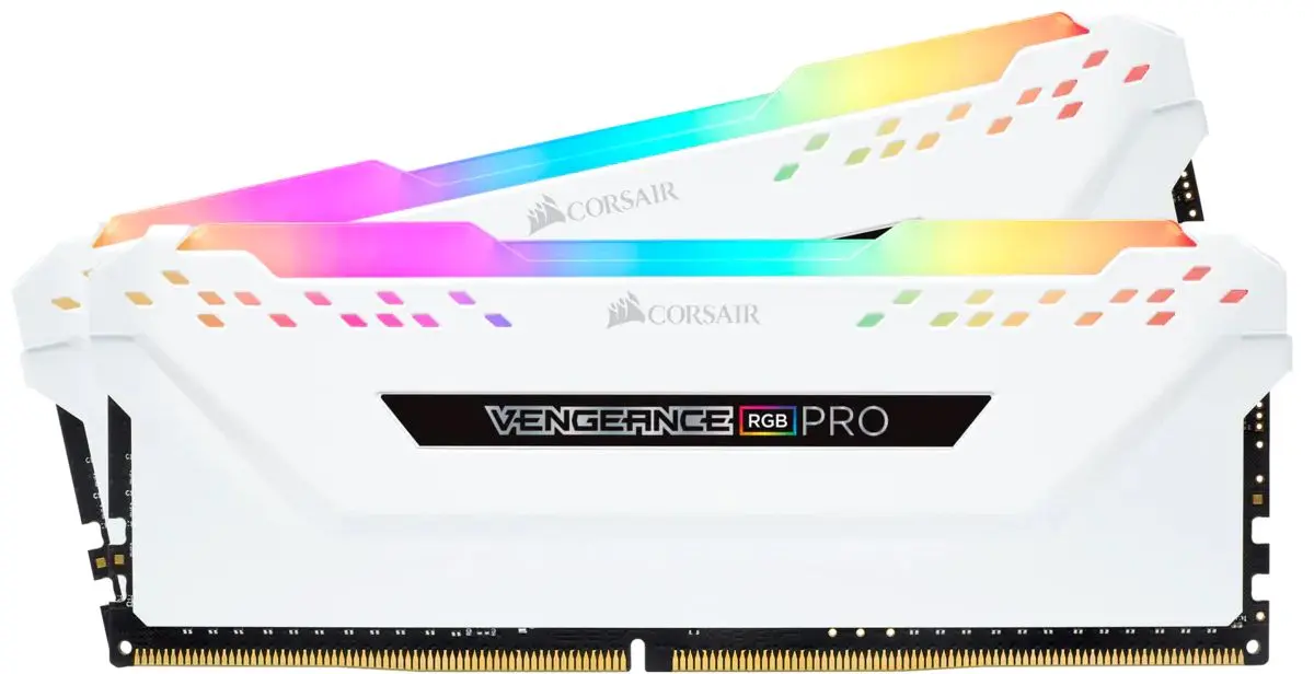 Оперативная память Corsair Vengeance RGB PRO DDR4 16GB (2x8) 3200MHz PC4-25600 CL16 (CMW16GX4M2C3200C16W) - 3