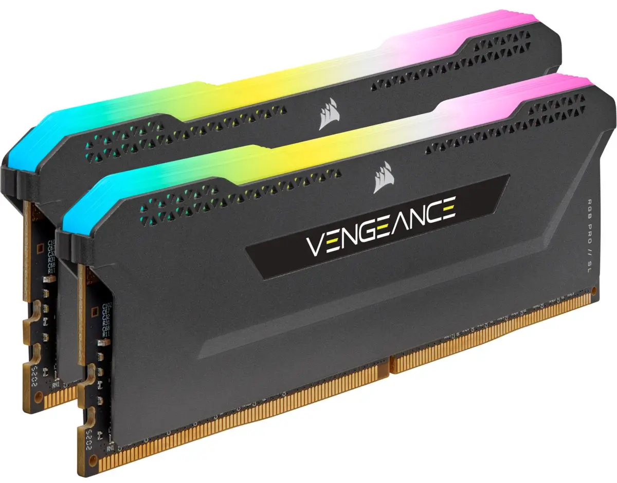 Оперативная память Corsair Vengeance RGB PRO SL DDR4 32GB (2x16) 3200MHz PC4-25600 CL16 (CMH32GX4M2Z3200C16) - 2