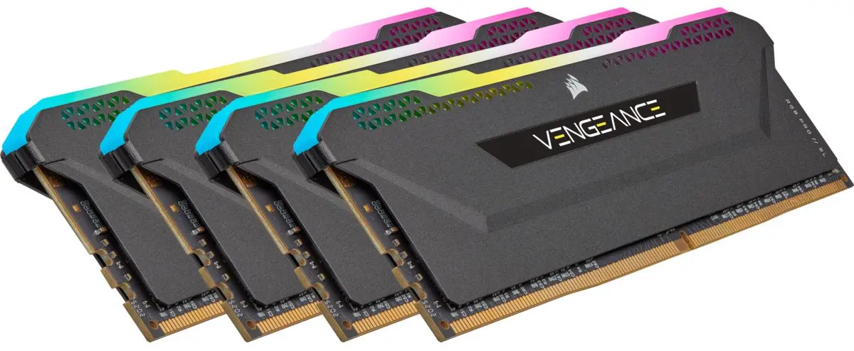 Оперативная память Corsair Vengeance RGB PRO SL DDR4 32GB (4x8) 3600MHz PC4-28800 CL18 (CMH32GX4M4D3600C18)