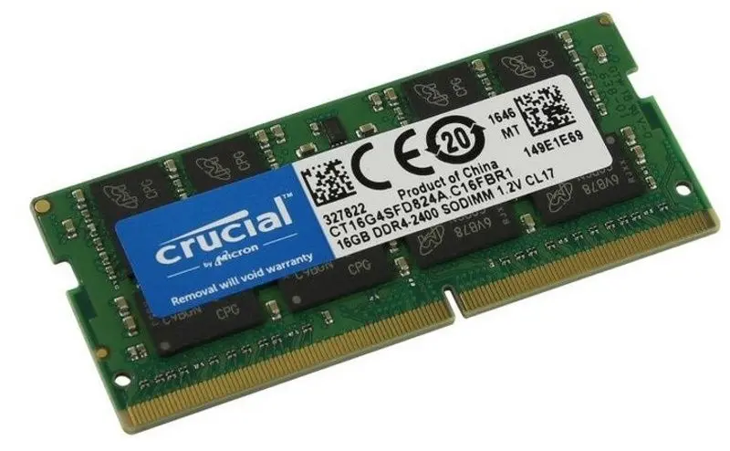 Memorie operativa Crucial 16GB DDR4 2400Mhz CL17 (CT16G4SFD824A)