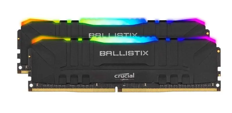 Memorie operativa Crucial Ballistix RGB 16GB (2x8) DDR4 3200Mhz CL16 (BL2K8G32C16U4BL)