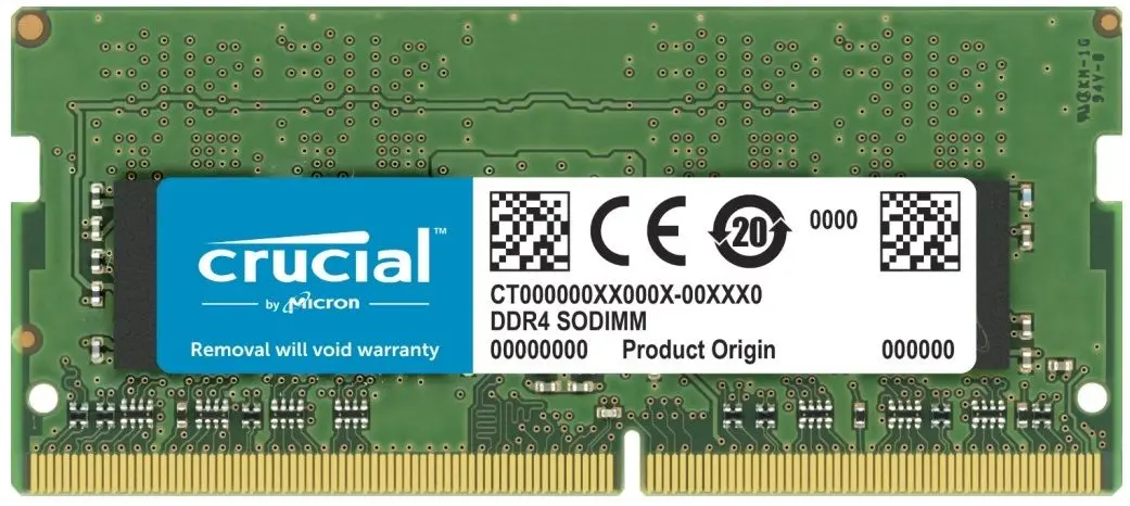 Memorie operativa Crucial SODIMM DDR4 32GB 3200MHz PC4-25600 CL22 (CT32G4SFD832A)
