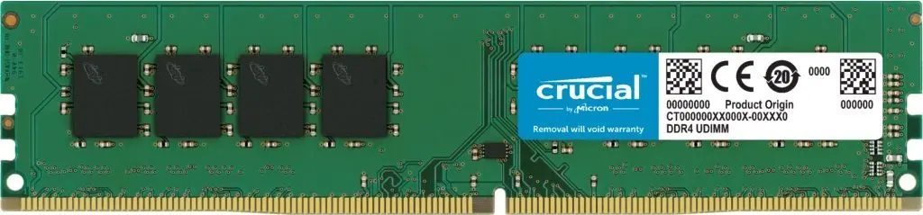Оперативная память Crucial UDIMM DDR4 32GB 2666MHz CL19 (CT32G4DFD8266)