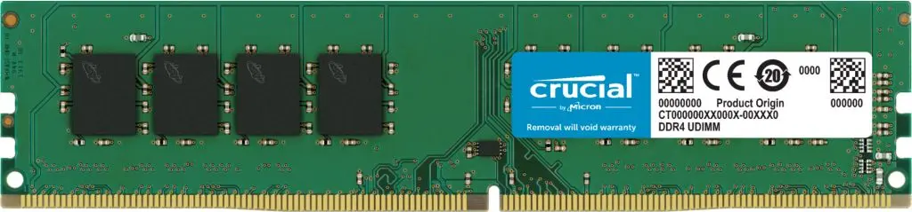 Оперативная память Crucial UDIMM DDR4 32GB 3200MHz CL22 (CT32G4DFD832A)