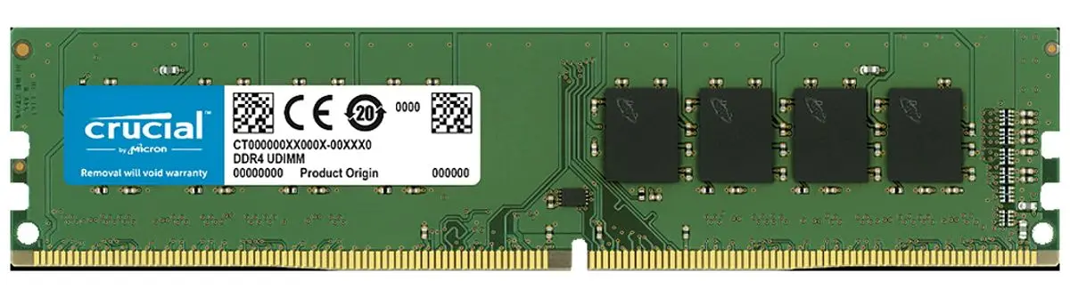 Memorie operativa Crucial UDIMM DDR4 4GB 2666MHz CL19 (CT4G4DFS8266)