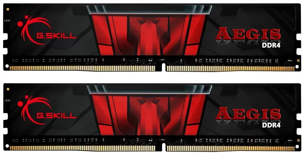 Memorie operativa G.Skill Aegis 16GB (2х8) DDR4 2666MHz CL19 (F4-2666C19D-16GIS)