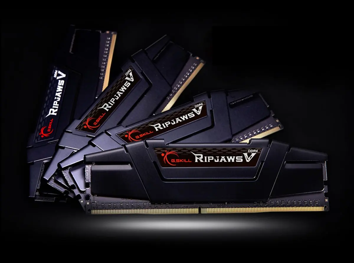 Оперативная память G.Skill Ripjaws V DDR4 8GB (2x4) 3200MHz CL16 (F4-3200C16D-8GVKB) - 5