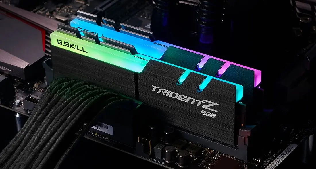 Оперативная память G.Skill Trident Z RGB DDR4 16GB (2x8) 3600MHz PC28800 CL16 (F4-3600C16D-16GTZRC) - 3