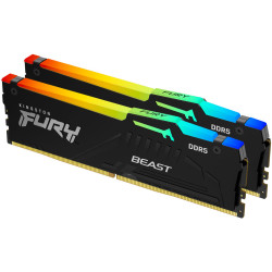 Оперативная память Kingston Fury Beast 128GB DDR5 5600MHz CL40 (KF556C40BBAK2-128) Thumb