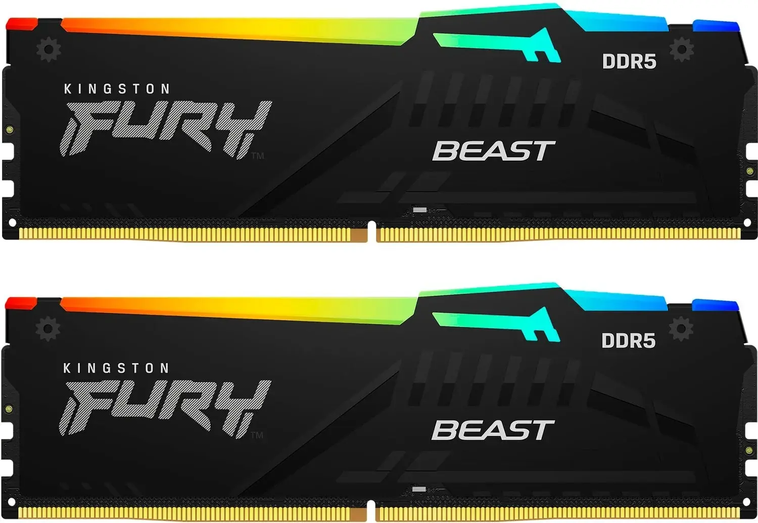 Оперативная память Kingston Fury Beast 128GB DDR5 5600MHz CL40 (KF556C40BBAK2-128)