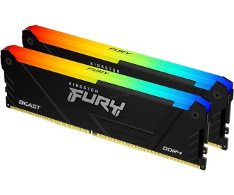 Memorie operativa Kingston Fury Beast 16GB (2x8) DDR4 2666 MHz CL16 (KF426C16BB2AK2/16)