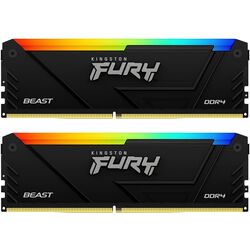 Memorie operativa Kingston Fury Beast 32GB (2x16) DDR4 3000MHz CL16 (KF432C16BB2AK2/32) Thumb