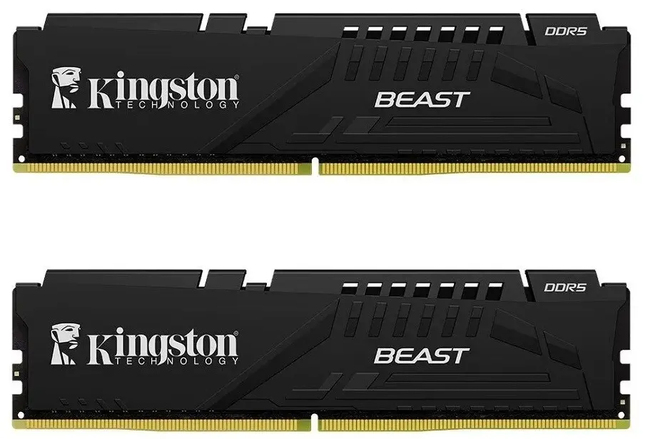 Memorie operativa Kingston Fury Beast 32GB (2x16GB) DDR5 6400MHz CL32 (KF564C32BBEK2-32)