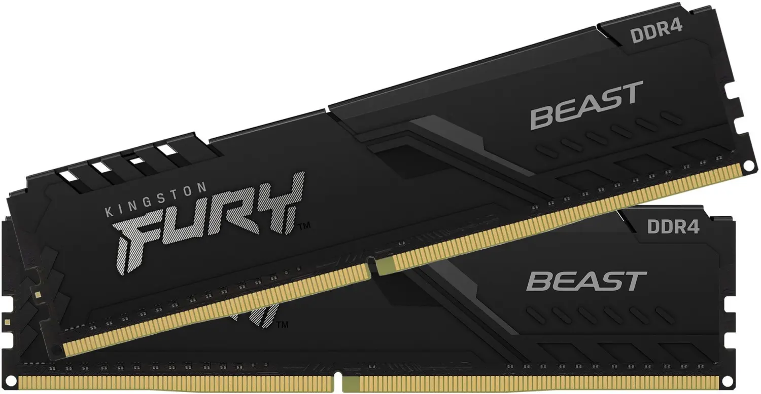 Memorie operativa Kingston Fury Beast 32GB DDR4 3200MHz CL16 (KF432C16BB1K2/32WP)