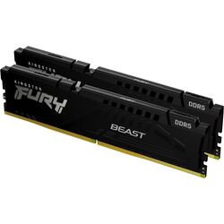 Оперативная память Kingston Fury Beast 64GB (2x32) DDR5 5600MHz CL40 (KF556C36BBEK2-64) Thumb