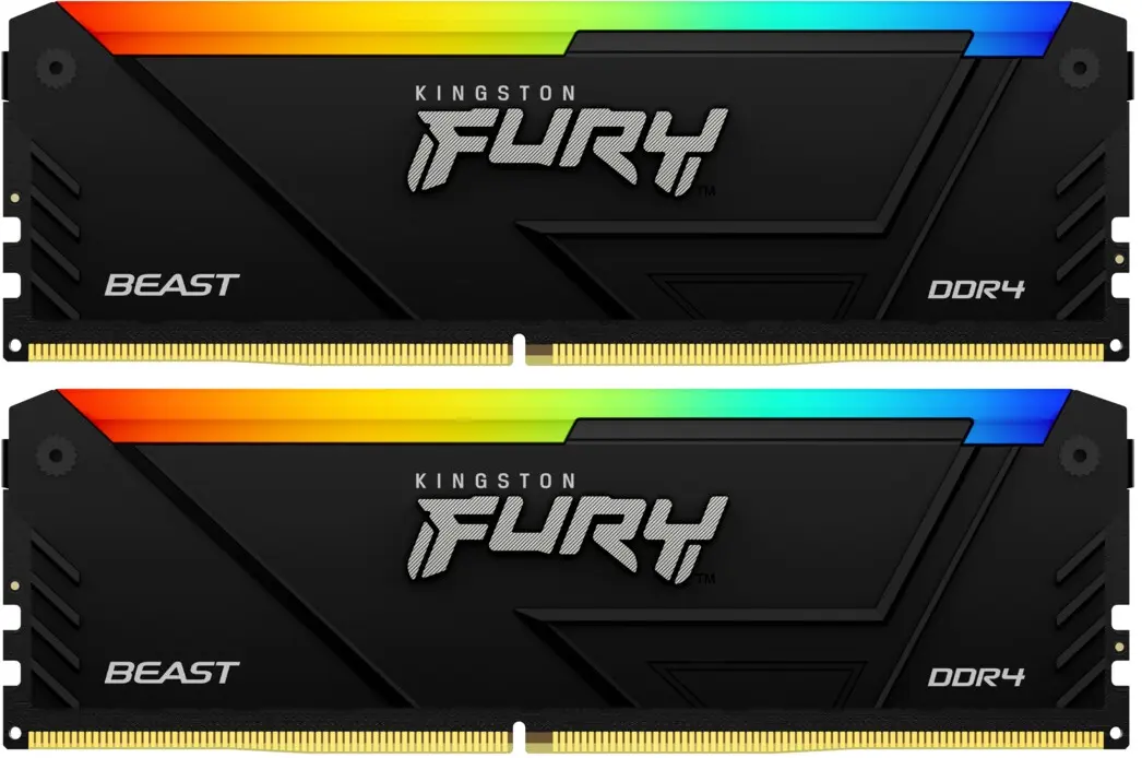 Оперативная память Kingston Fury Beast 64GB DDR4 3600MHz CL18 (KF436C18BB2AK2/64)