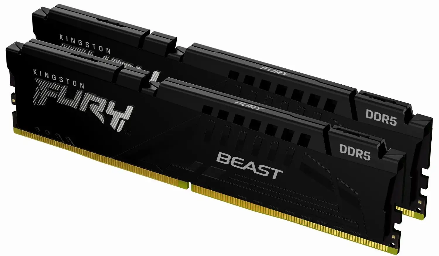 Оперативная память Kingston Fury Beast Black DDR5 128GB (2x64) 5600MHz CL36 (KF556C36BBEK2-128)