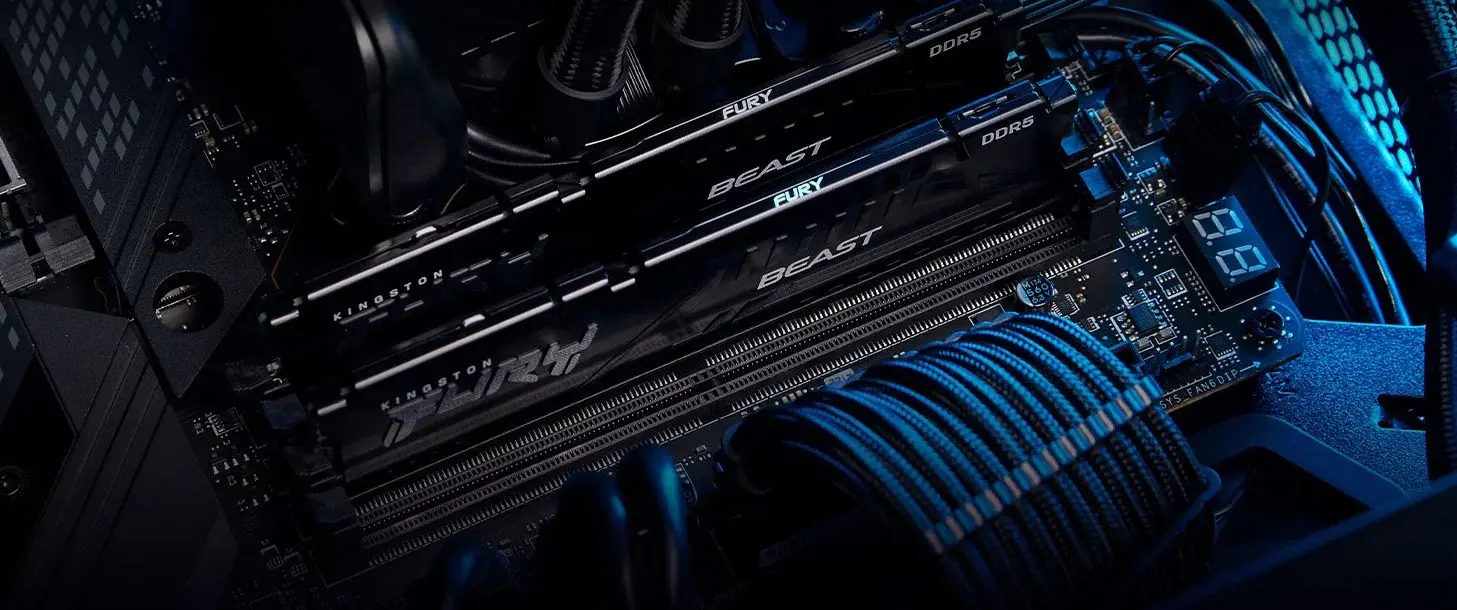 Оперативная память Kingston Fury Beast Black DDR5 16GB (2x8) 5600MHz CL36 (KF556C36BBEK2-16) - 4