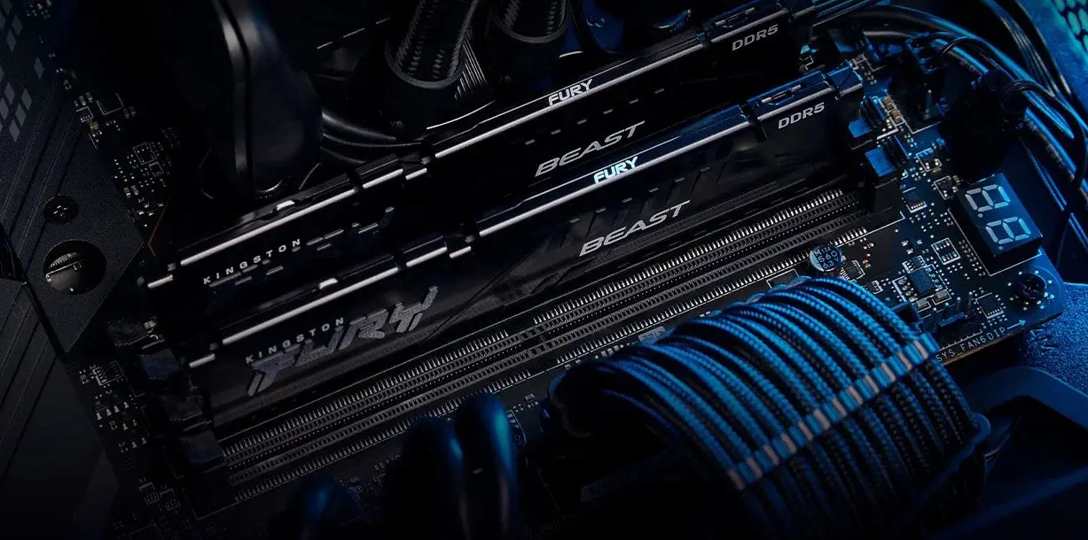 Оперативная память Kingston Fury Beast Black Expo DDR5 64GB (2x32) 5200MHz CL36 (KF552C36BBEK2-64) - 4